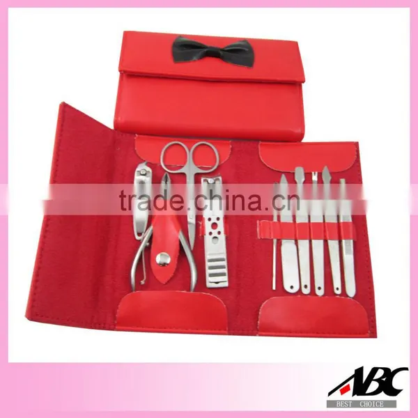 Elegant Black Color Pouch 7pcs Manicure Pedicure Tools photo-5