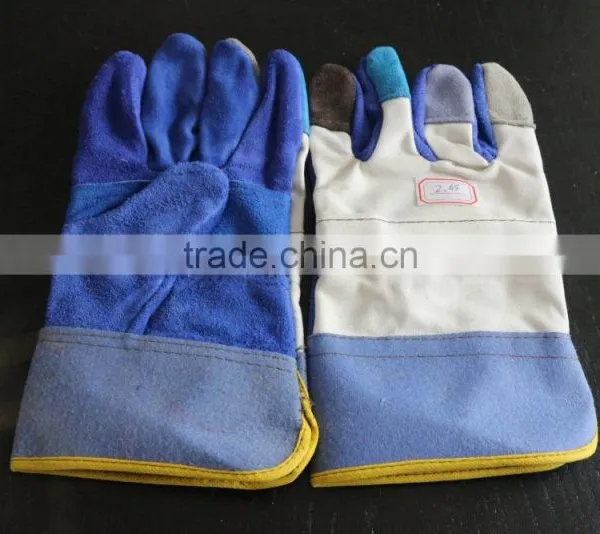 Guangzhou Supply for Safety Cow Split Leather Welding Gloves photo-3