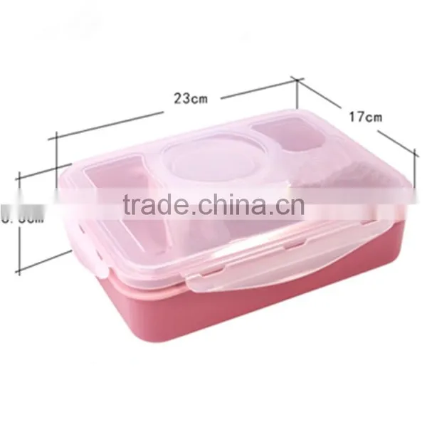 Plastic Lunch Box Bento Lunch Box for Kids photo-2