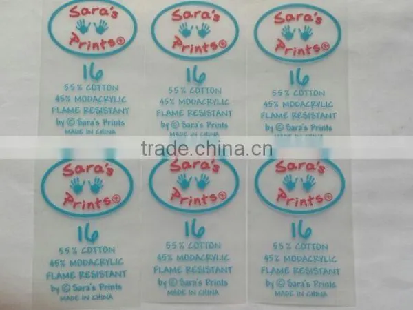 High Elasticity Screen Garment Label Transfer photo-3