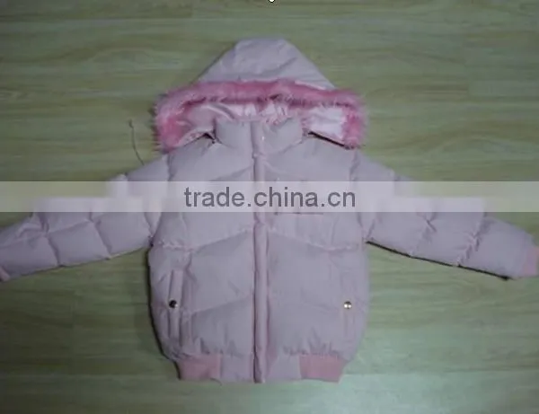 Girls' Padding Jacket In Stock photo-3