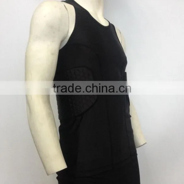 Custom Rubber Foam Padded Protective Compression Shirt photo-6