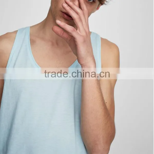 China Suplier Man Blank Tank Top Summer Vest Men's Fashion Tops photo-4