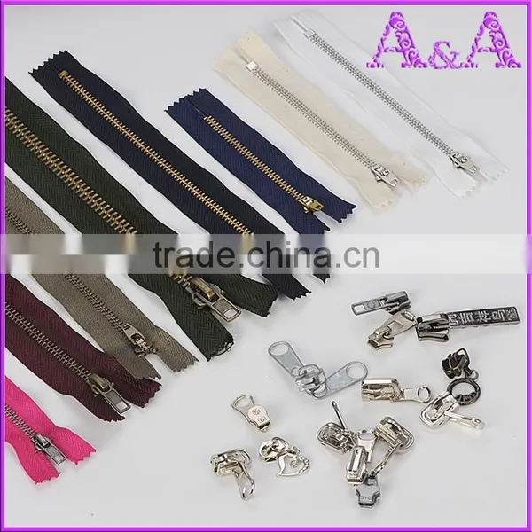 All Kinds of Manufactur Brass, Aluminum, Plastic, Derlin, Nylon, Invisible Zipper, Slider, Zipper Long Chain photo-3