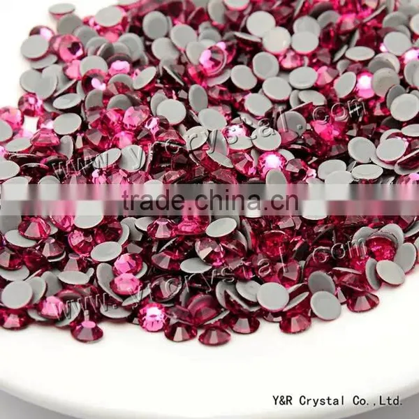 Strong Glue Hotfix Rhinestone Flat Back Round Hot Fix Rhinestone photo-2