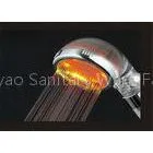 Round LED Rain Shower Head High Water Pressure With Negative Ion