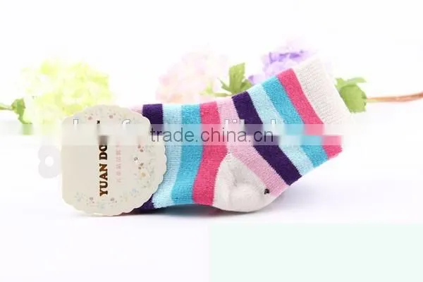 Autumn&winter High Quality 100%cotton Children Terry Thick Socks photo-3