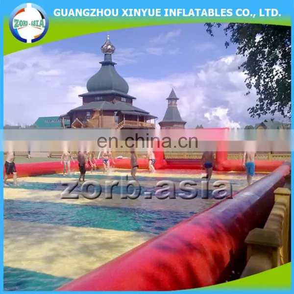 Commerical Grade Inflatable Soap Football Field for Adult