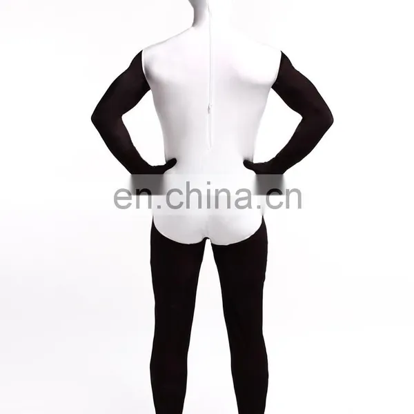 Black & White Chinese Panda Spandex Lycra Zentai Suits Animal Cosplay Costume photo-3