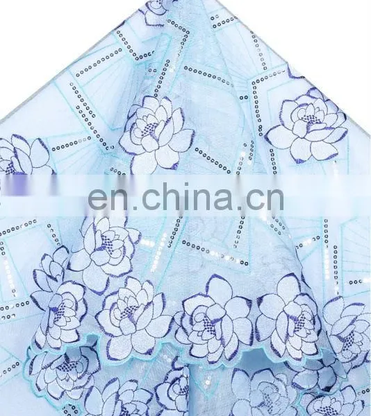 Fashionable African Organza Lace Fabric for Women photo-4