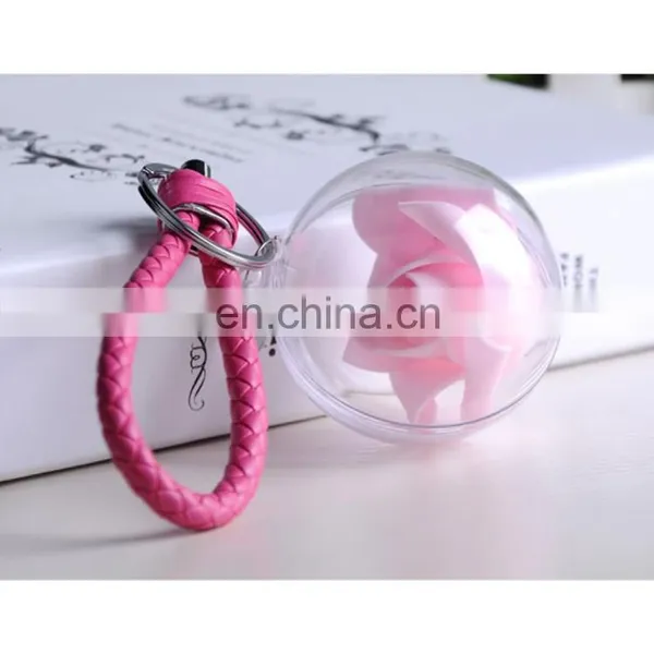 5 PCS Transparent Christmas Ball Hollow Plastic Sphere Ball Shaped Eternal Flower Ball Wedding Gift photo-3