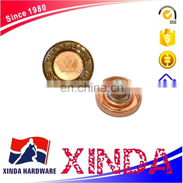 20mm Zinc Alloy Button, Metal Buttons for Customized Design photo-2
