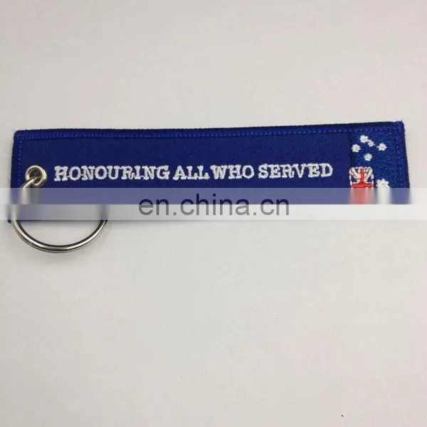 Embroidered Patch Keychains for Bikes or Car Key Chains Printed Your Own Logo photo-6