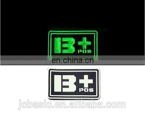 High Quality Custom Soft Glow in the Dark Pvc Patch photo-4