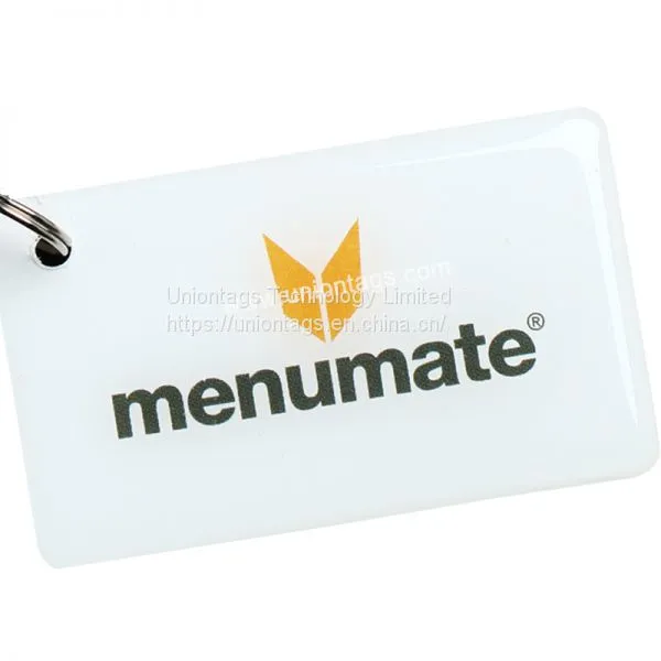 HF 13.56 Mhz Ti2048 Garment Hang Tags RFID Template Epoxy Key Tags Xinyetong Manufacturer ISO 15693