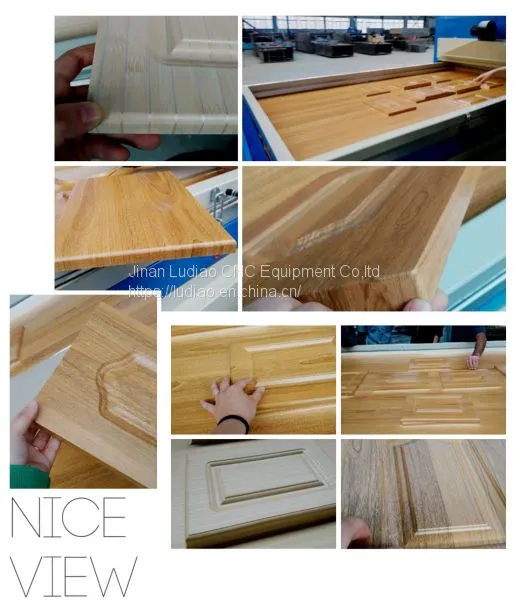 Automatic PVC Film Vacuum Membrane Press Machine for Wood Cabinet Door photo-4