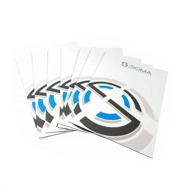Custom Well Designed Full Color Presentation Folder Printing