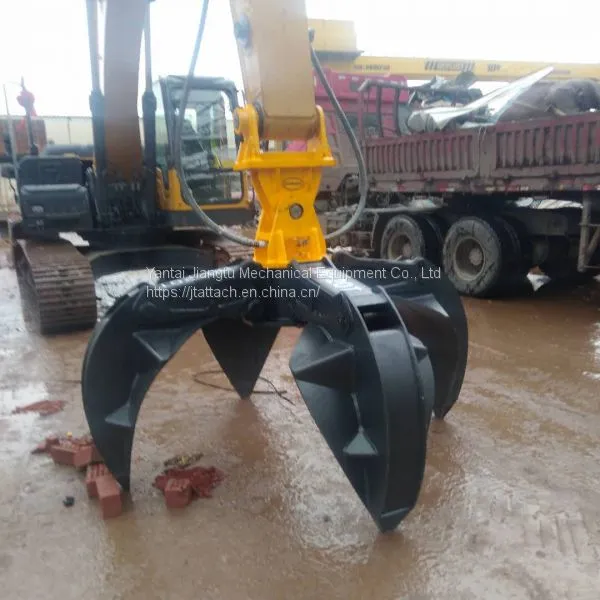 Rotating Orange Peel Grapple for Excavator photo-3
