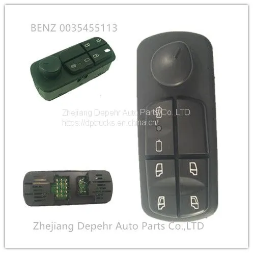Zhejiang Depehr Heavy Duty European Tractor Window Lifter Switch Benz Truck Power Window Swith 0035455113 photo-2