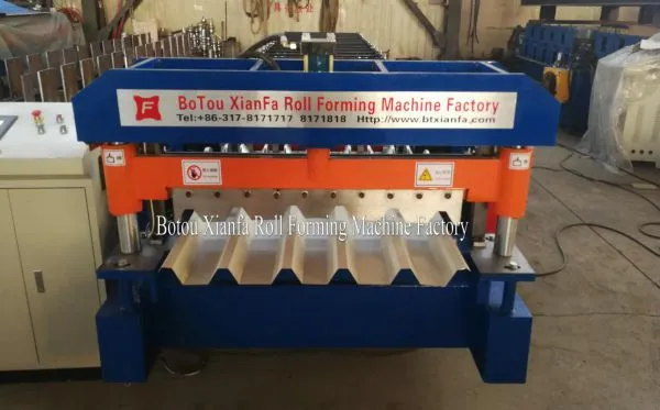 Special Thin Aluminium Roofing Tile Forming Machine photo-3