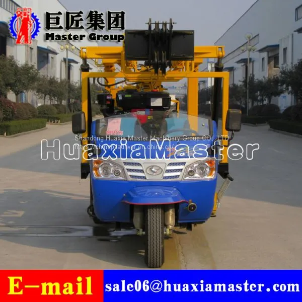 XYC-200A High Quality Diesel Engine Tricycle Mountain Water Well Drilling Rig photo-3