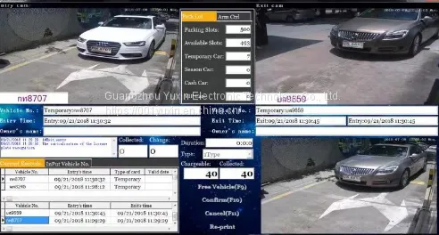 Greece, Athens, Russia, Moscow, Belarus, Minsk, Ukraine, Kiev, Poland, Czech License Plate Recognition Parking Charge Management System