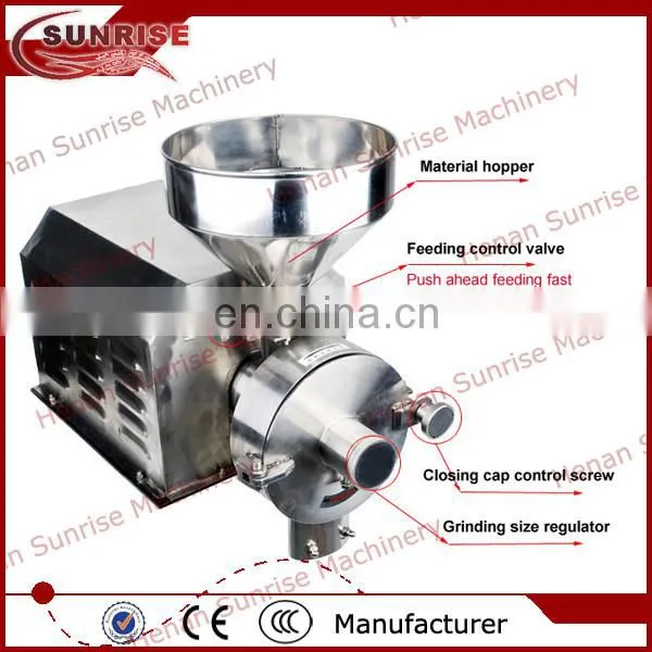 Mini Grain Soybean Peanut Sesame Grinding Mill Wheat Rice Grinding Mill photo-3