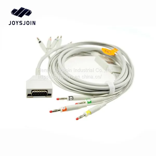 Fukuda ME C110 Ten Lead EKG Cable With Leadwires,15pin