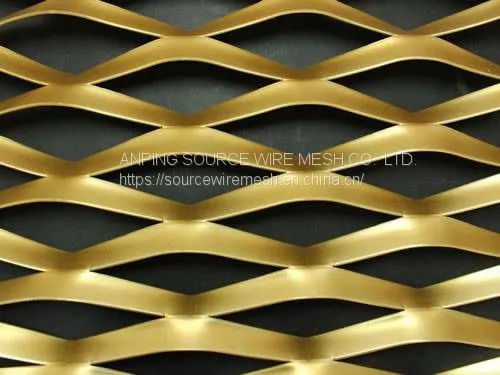 Aluminum Expanded Metal Facade Mesh With Various Colors and Hole Shapes photo-4