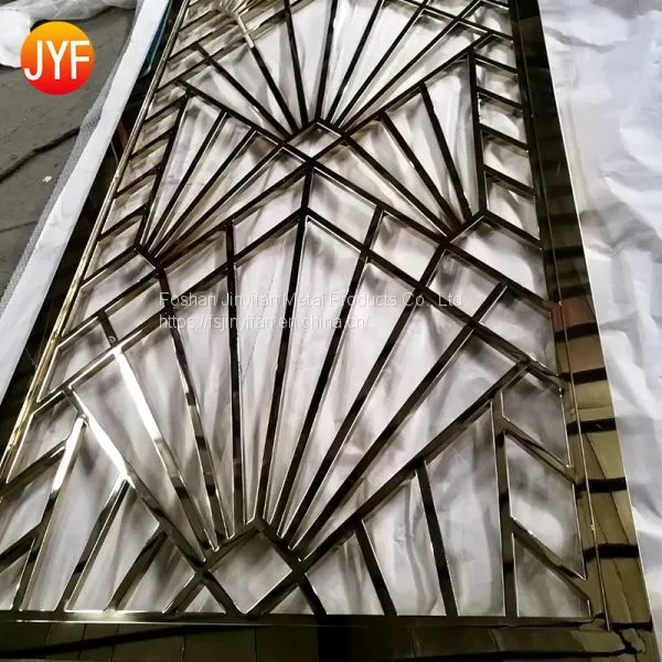 Foshan Manufactroy High Quality Stainless Steel Decorative Welding Screen Room Divider photo-5