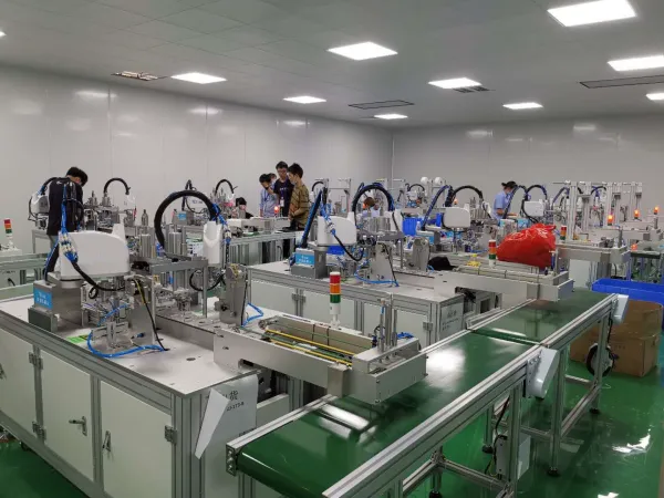 HOT SALE AUTOMATIC FACE MASK MACHINE KN95 FACE MASK PRODUCTION LINE photo-2