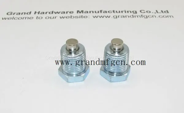 Male Metric Thread M14X1.5 Magnetic Steel Oil Drain Plugs for Lubrication Systerm photo-2