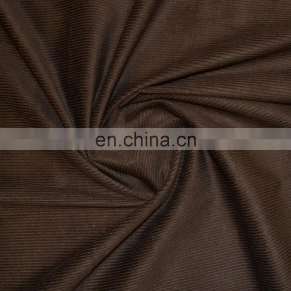 Good Drapery Solid Dyed 100% Polyester 8 Wale Corduroy Fabric for Jacket/pillow/trousers photo-5