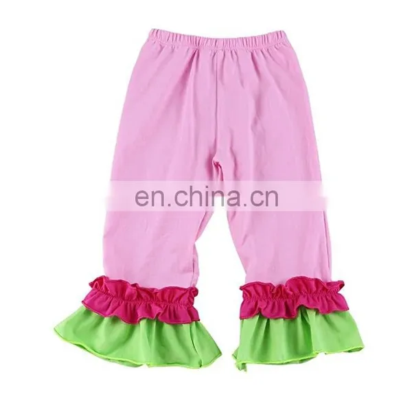 Toddler Baby Girls Icing Ruffle Leggings Pants Cotton Tights Active Trousers 3 Pleats photo-4