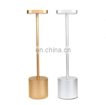 Customed Modernportable Cordless Waterproof IP54 Outdoor Restaurant Led Rechargeable Table Lamp Lampe Moderne photo-2
