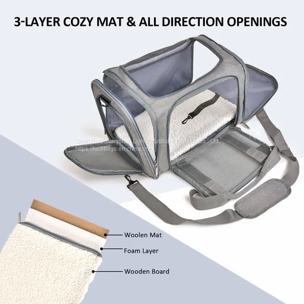 Portable Bird Breeding Parrot Soft Pet Carrier Designer Bag Backpack for Small Medium Cats Dogs photo-3