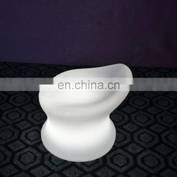 Rechargeable Rgb Colors Glow Bar Furniture Illuminated Led Fancy Chairs for Ktv Nightclub photo-2