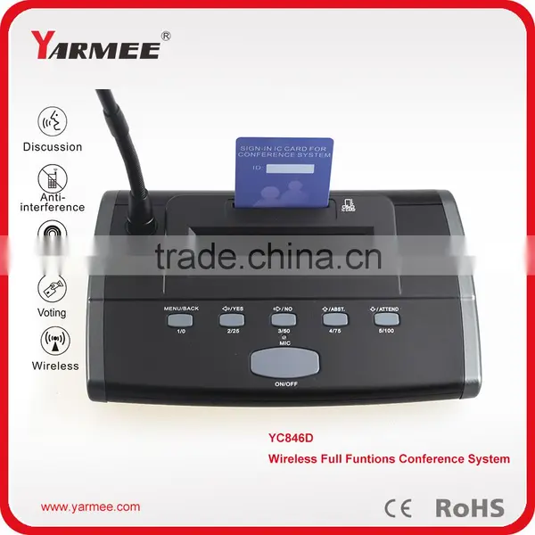 5 Buttons Conference Room Sound System Voting Device photo-4