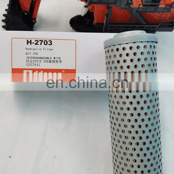 HOT SELLING Excavator Parts Hydraulic Filter H-2703 4207841 for ZX210,ZX230 photo-2