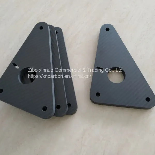 Custom Made CNC Cut Carbon Fiber Laminate Sheet Plates Make to Order Carbon Fiber Machined Parts photo-3