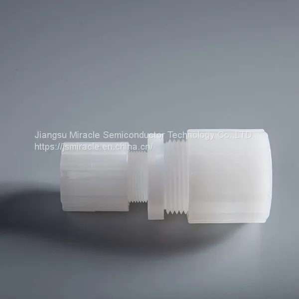 Superior Corrosion Resistance Transparent PFA Fitting For Chemical Anticorrosion PFA Straight Union Reducer photo-2