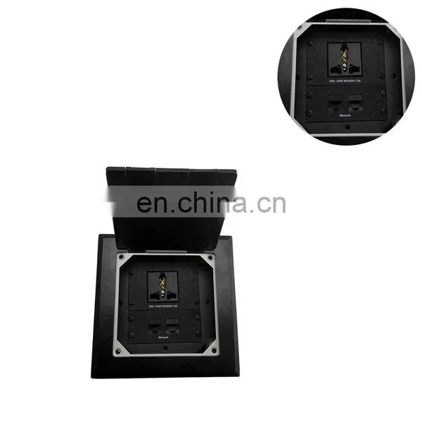 Stage Electrical Floor Power Stainless Steel Outlet Box photo-2
