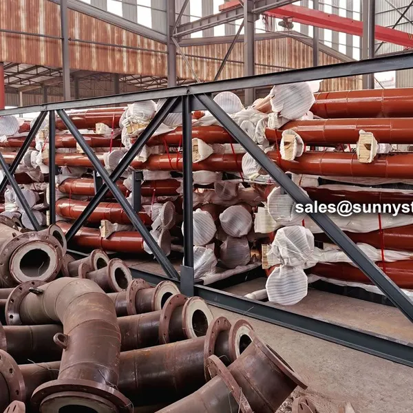 Cast Basalt Lined Pipes And Fittings