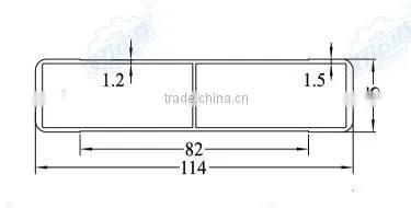 05428 Aluminum Alloy Truck Floor Aluminum T Track Flooring for Truck Body Flooring photo-2