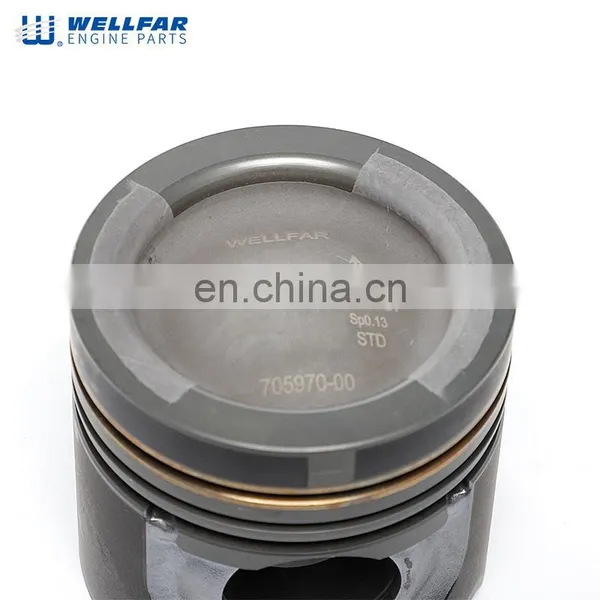 Wellfar Engine Piston Pin Clamp Piston Set For Mercedes BENZ OM926 Engine photo-2