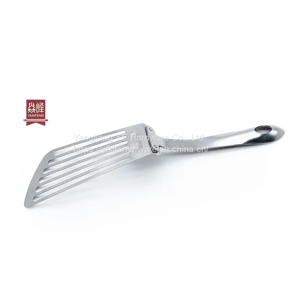 Kitchen Accessories Home and Kitchen Gadgets Durable Stainless Steel Fish Spatula for Fish Frying Meat Steak Slotted Spatula/turner photo-4