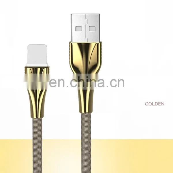 High Quality Zinc Alloy Denim USB Cord Cable Chargeing Usb Data Cable Lightening Cable For Iph/ Type C/Android photo-5