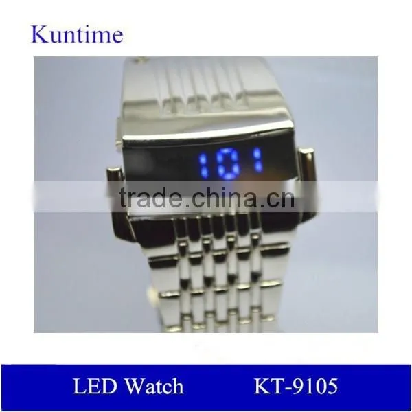 Wholesale Man Watch Vogue Stainless Steel Digital Watch photo-2