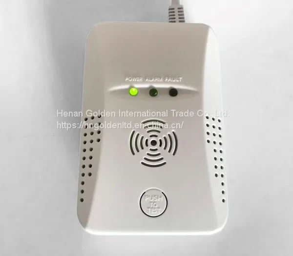 Smart LPG Natural Gas Detector With Solenoide Valve Gas Leak Detector For Kitchen Home