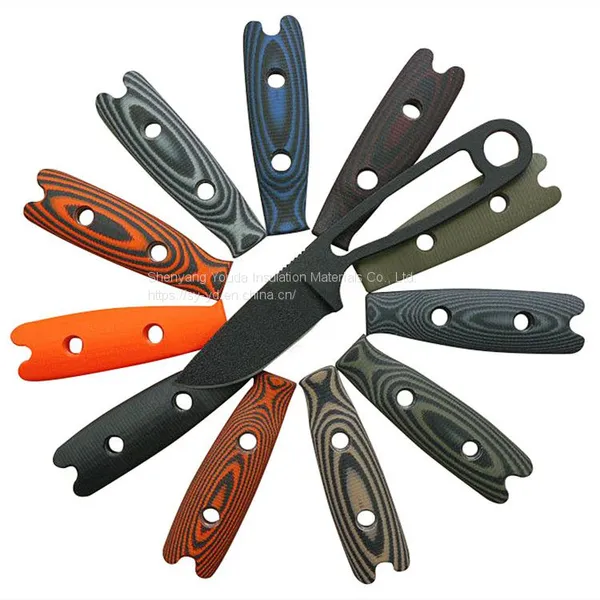 Green Yellow Black Red Color G10 Sheet Knife Handle Material Epoxy Fiber Glass Sheet G10 photo-3